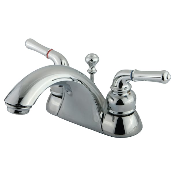 Naples, 4" Centerset Bathroom Faucet, Chrome